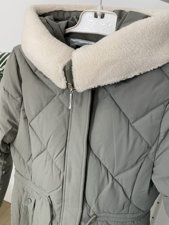 Płaszcz zimowy CASIE miętowy