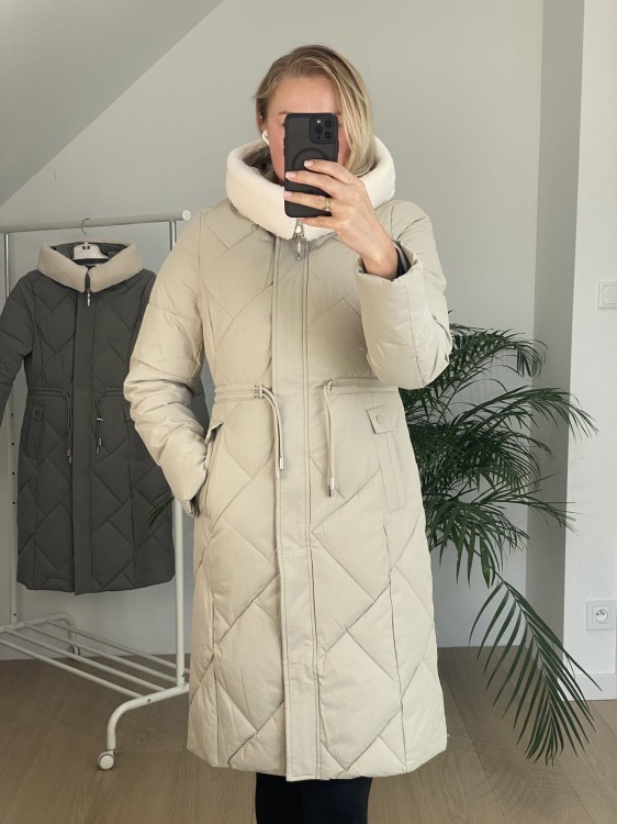 Płaszcz zimowy CASIE beż