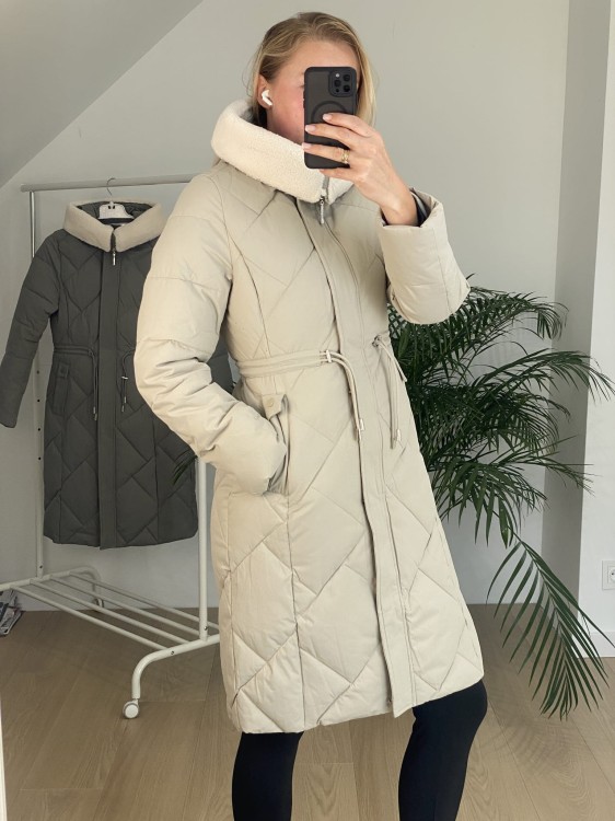 Płaszcz zimowy CASIE beż