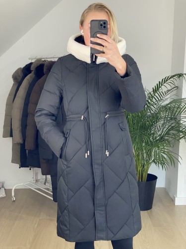 Płaszcz zimowy CASIE czarny