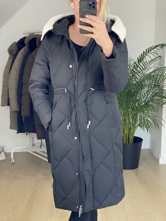 Płaszcz zimowy CASIE czarny