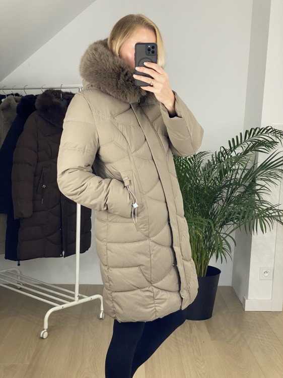 Płaszcz zimowy Roseline beż