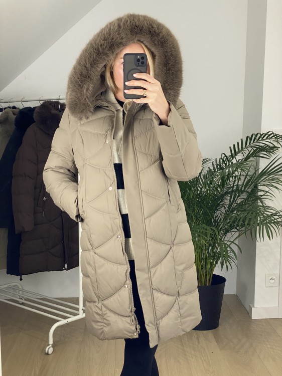 Płaszcz zimowy Roseline beż