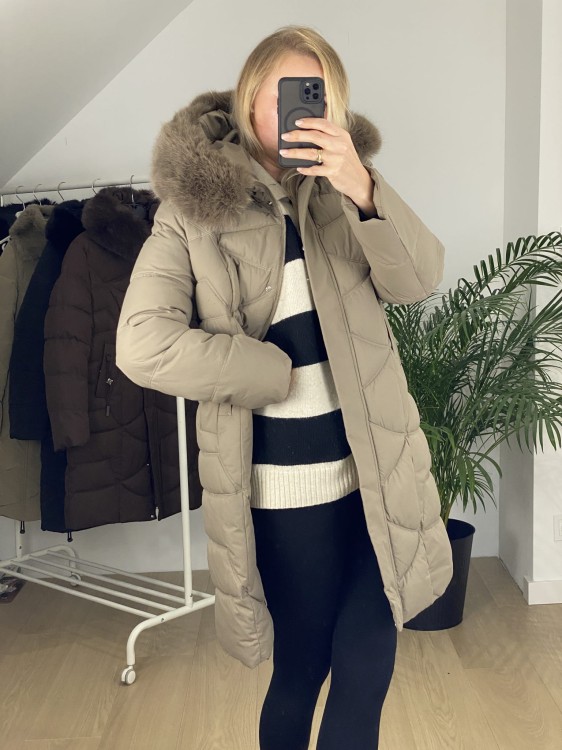 Płaszcz zimowy Roseline beż