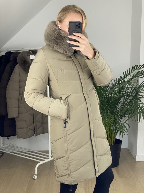 Płaszcz zimowy ROSE beż