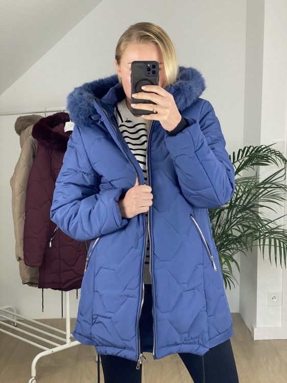 Kurtka zimowa Swesta niebieska
