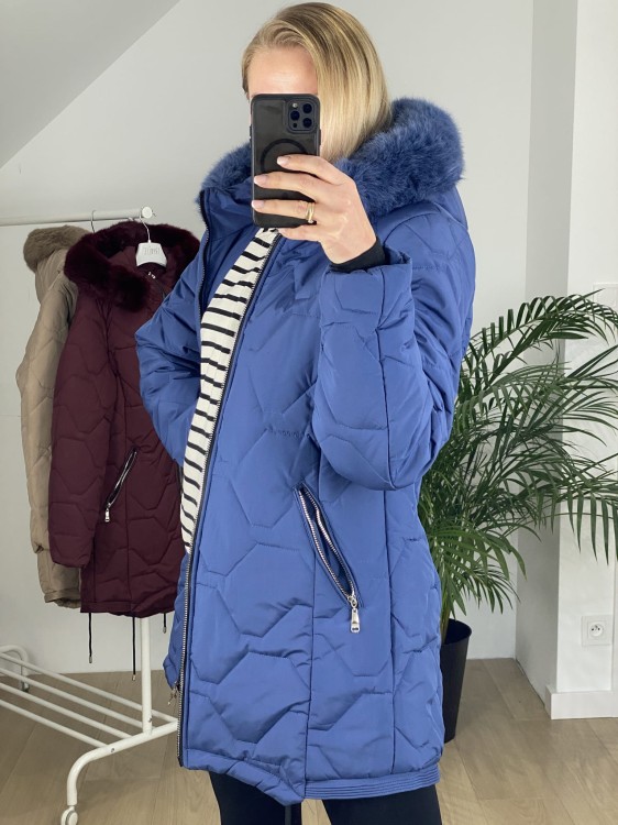 Kurtka zimowa Swesta niebieska