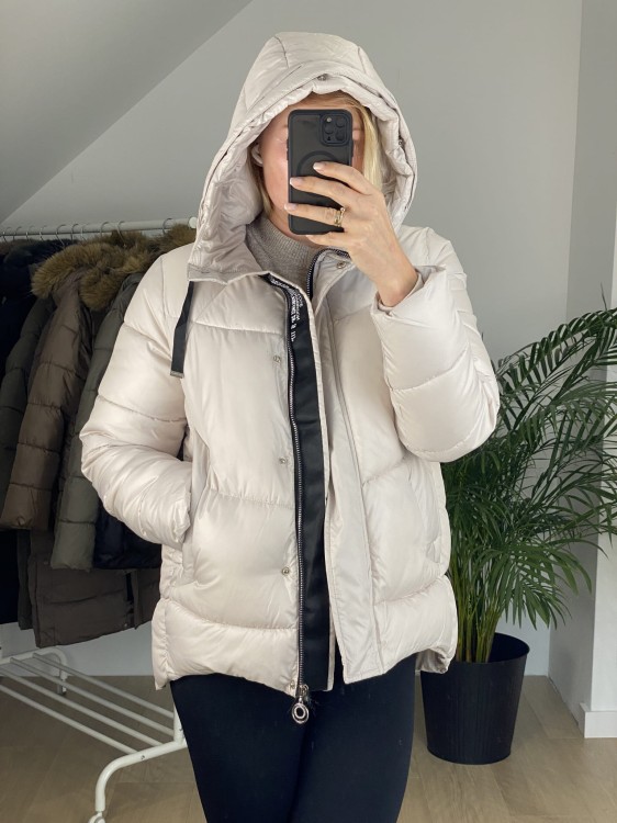 Kurtka zimowa Zelia kremowa