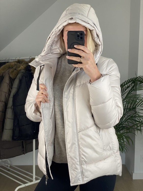 Kurtka zimowa Zelia kremowa